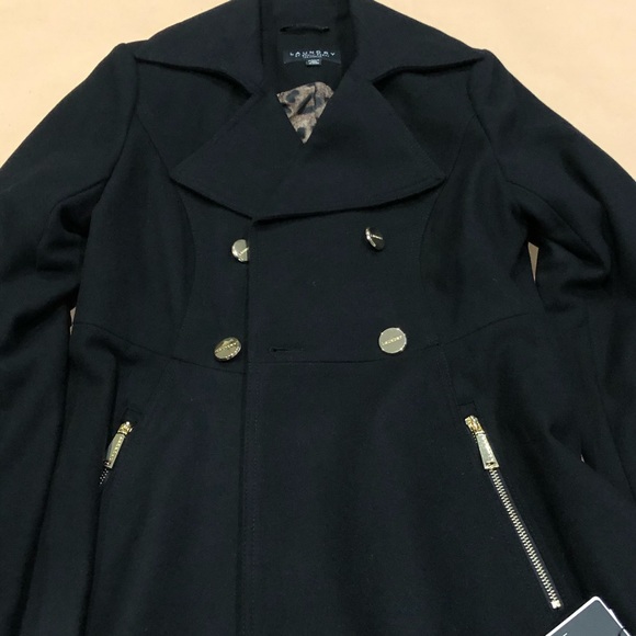 Laundry Shelli Segal Fit & Flare Wool Blend Black - Picture 3 of 8